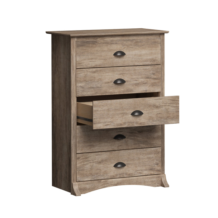 Salt Spring 5 Drawer Chest - Available in 5 Colors