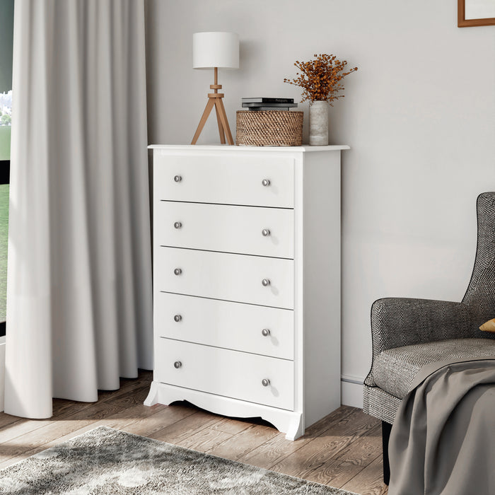 Salt Spring 5 Drawer Chest - Available in 5 Colors