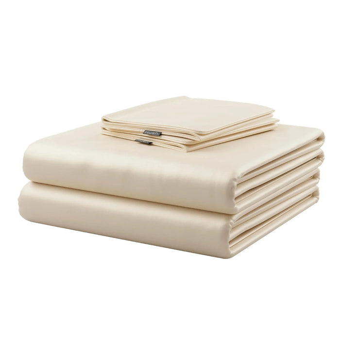 Hush Blankets Bedding Package Iced Latte / Twin Hush Iced 2.0 Cooling Organic Bamboo Bed Sheet and Pillowcase Bedding Package - Available in 8 Color and 5 Sizes