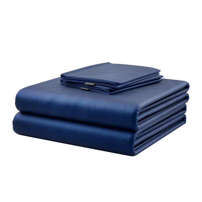 Hush Blankets Bedding Package Navy / Twin Hush Iced 2.0 Cooling Organic Bamboo Bed Sheet and Pillowcase Bedding Package - Available in 8 Color and 5 Sizes