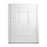 Bestar Avalon 67W High Gloss Queen Murphy Bed in High Gloss White