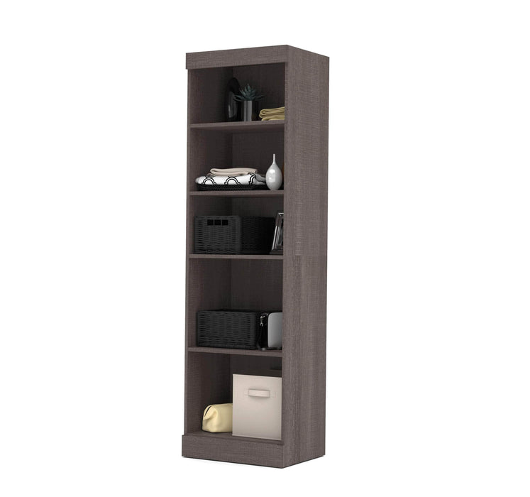 Bestar Bookcase Bark Gray Pur 25“ Storage Unit - Available in 4 Colors