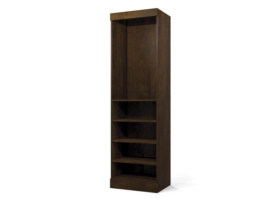 Bestar Bookcase Chocolate Pur 25“ Storage Unit - Available in 4 Colors