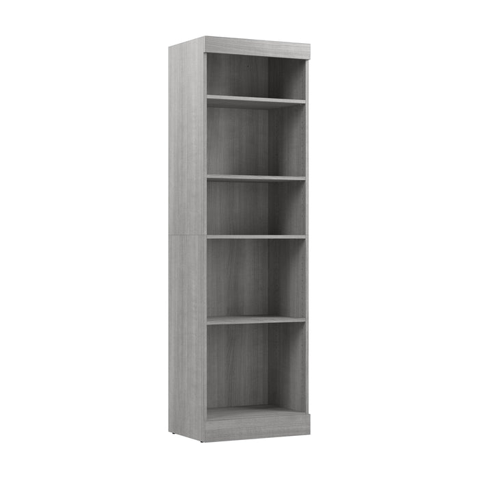 Bestar Bookcase Platinum Gray Pur 25“ Storage Unit - Available in 5 Colors