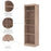 Bestar Bookcase Pur 25“ Storage Unit - Available in 4 Colors