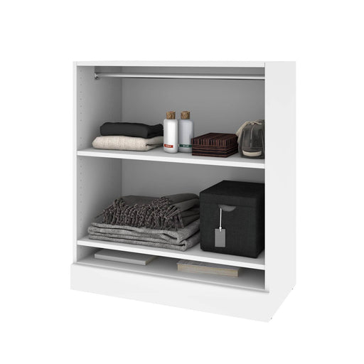 Bestar Bookcase Versatile Low Storage Unit With Rod - Available in 2 Colors