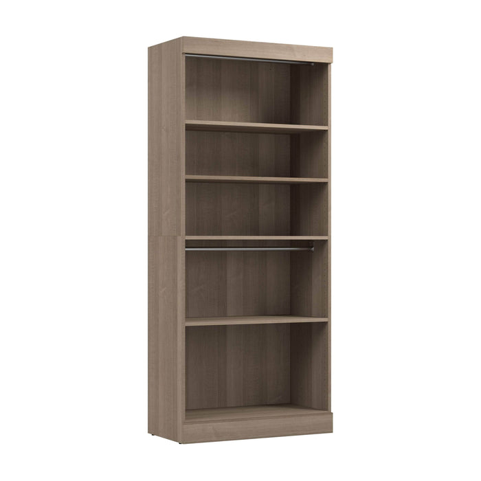 Bestar Closet Organizer Ash Gray Pur 36" Closet Organizer Storage Unit - Available in 7 Colors