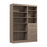 Bestar Closet Organizer Ash Gray Pur 61W Closet Organizer - Available in 7 Colors