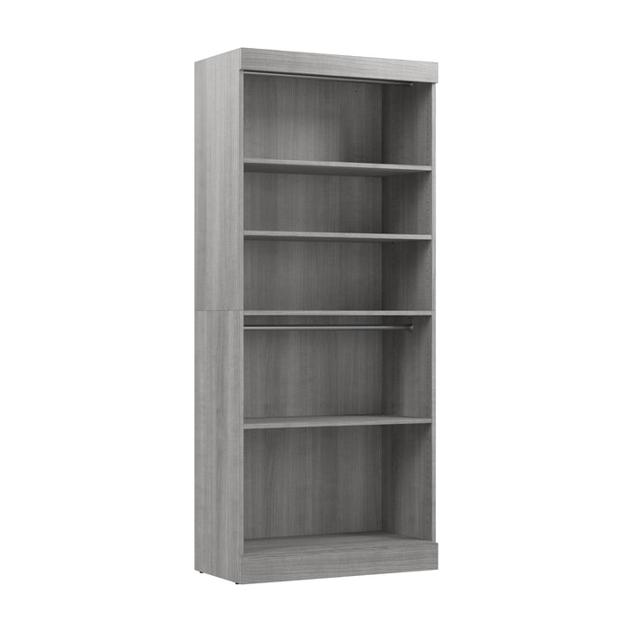 Bestar Closet Organizer Platinum Gray Pur 36" Closet Organizer Storage Unit - Available in 5 Colors