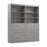 Bestar Closet Organizer Platinum Gray Pur 72” Closet Organizer - Available in 7 Colors