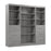 Bestar Closet Organizer Platinum Gray Pur 86“ Closet Organizer - Available in 7 Colors