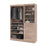 Bestar Closet Organizer Pur 61W Closet Organizer - Available in 7 Colors