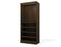 Bestar Closet Storage Chocolate Pur 36" Closet Organizer Storage Unit - Available in 4 Colors