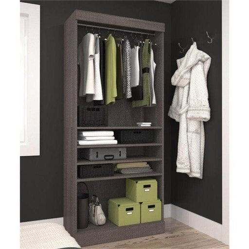 Bestar Closet Storage Pur 36" Closet Organizer Storage Unit - Available in 4 Colors