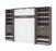 Cielo Full Murphy Wall Bed with 2 Closet Organizers with Drawers - Available in 2 Colors