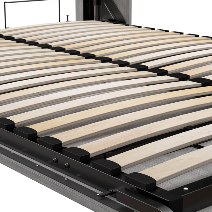 Bestar Murphy Wall Bed Pur 101" Queen Size Murphy Wall Bed with Storage Unit - Available in 7 Colors