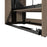 Bestar Murphy Wall Bed Pur 101" Queen Size Murphy Wall Bed with Storage Unit - Available in 7 Colors