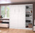 Bestar Murphy Wall Bed Pur Full Murphy Full Bed with Storage Unit (84W) - Available in 3 Colors