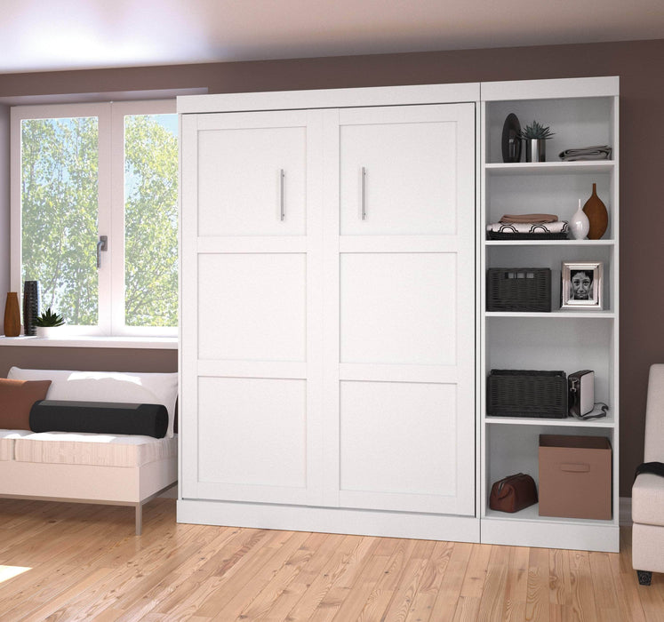 Bestar Murphy Wall Bed Pur Full Murphy Full Bed with Storage Unit (84W) - Available in 3 Colors