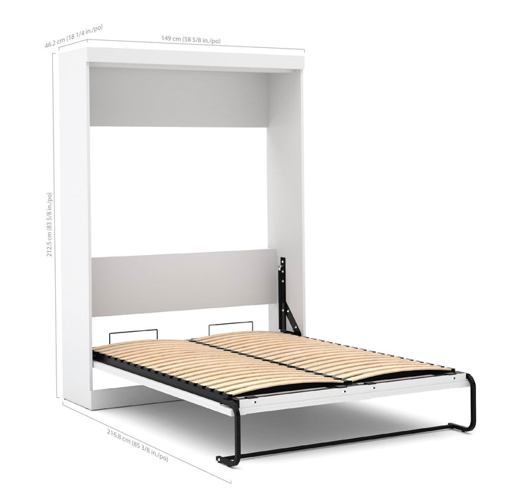 Bestar Murphy Wall Bed Pur Full Murphy Full Bed with Storage Unit (84W) - Available in 3 Colors