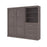 Bestar Murphy Wall Bed Pur Full Murphy Wall Bed and Storage Unit with Drawers (95W) - Available in 2 Colors