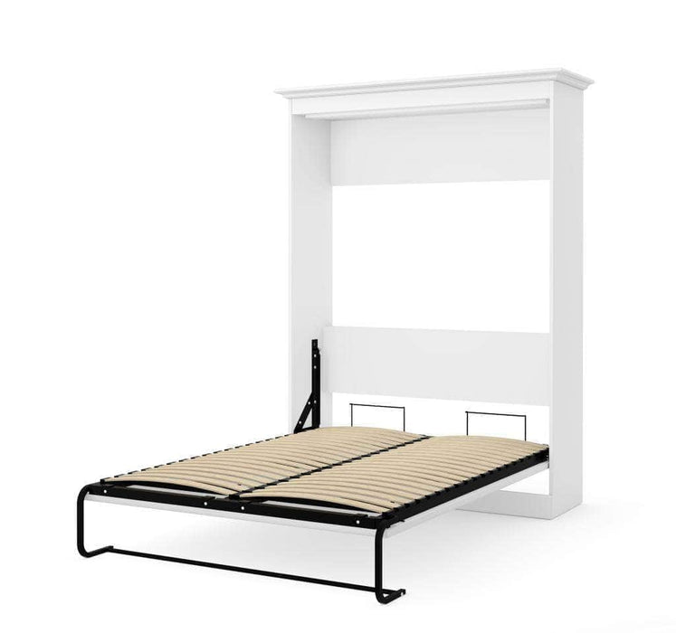Bestar Murphy Wall Bed Versatile Full Size Murphy Bed in White