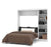 Bestar Murphy Wall Bed White Pur Full Murphy Full Bed with Storage Unit (84W) - Available in 3 Colors