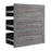 Bestar Storage Drawers Bark Gray Pur 3-Drawer Set for Pur 36W Closet Organizer - Available in 7 Colors