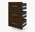 Bestar Storage Drawers Chocolate Pur 3 Drawer Set for Pur 25W Storage Unit - Available in 3 Colors