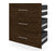 Bestar Storage Drawers Chocolate Pur 3-Drawer Set for Pur 36” Closet Organizer - Available in 4 Colors