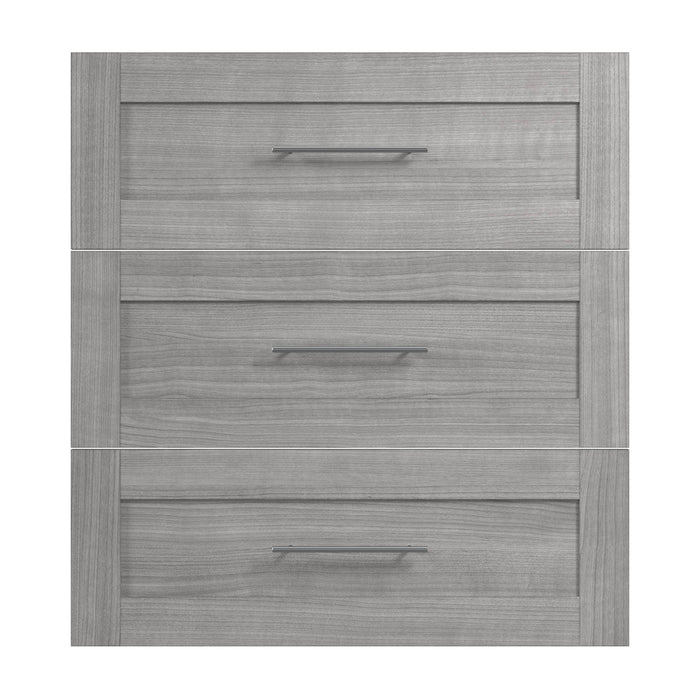 Bestar Storage Drawers Pur 3-Drawer Set for Pur 36” Closet Organizer - Available in 4 Colors