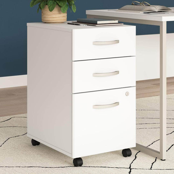 Pending - Bestar File Cabinet 3 Drawer Mobile File Cabinet - Available in 3 Colors