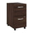 Pending - Bestar File Cabinet Black Walnut Zaniah 2 Drawer Mobile File Cabinet - Available in 3 Colors