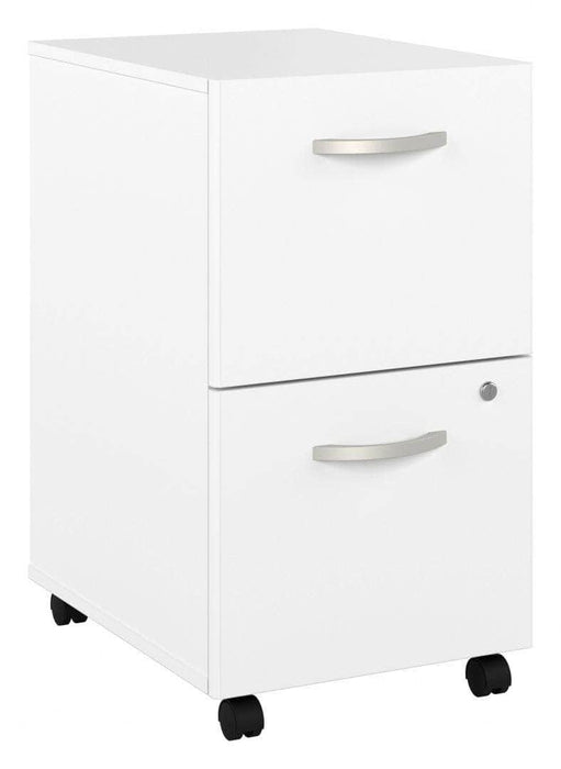 Pending - Bestar File Cabinet White Zaniah 2 Drawer Mobile File Cabinet - Available in 3 Colors