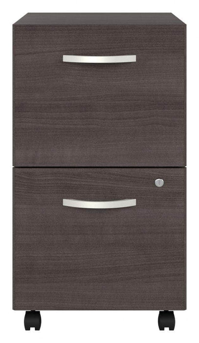 Pending - Bestar File Cabinet Zaniah 2 Drawer Mobile File Cabinet - Available in 3 Colors