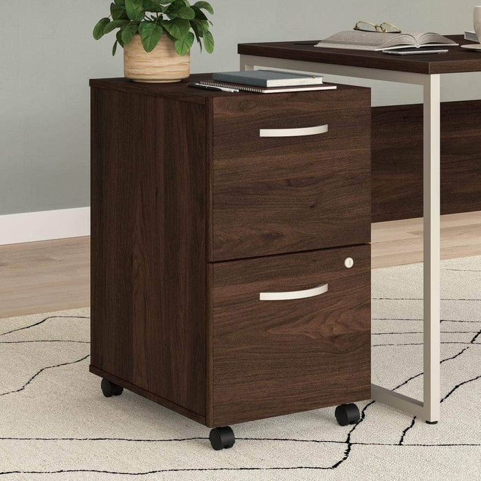 Pending - Bestar File Cabinet Zaniah 2 Drawer Mobile File Cabinet - Available in 3 Colors