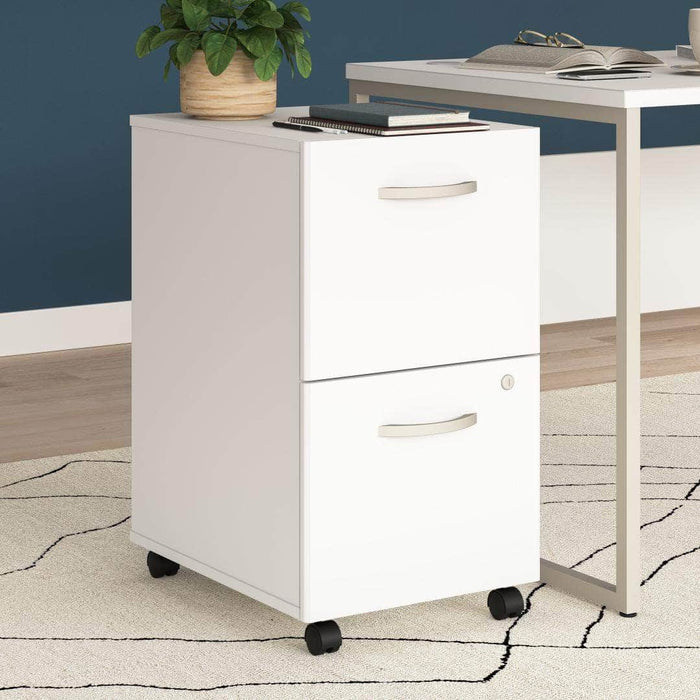 Pending - Bestar File Cabinet Zaniah 2 Drawer Mobile File Cabinet - Available in 3 Colors