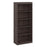 Pending - Bestar Bookcase Medium Gray Maple Logan 30W 5 Shelf Bookcase - Available in 4 Colors