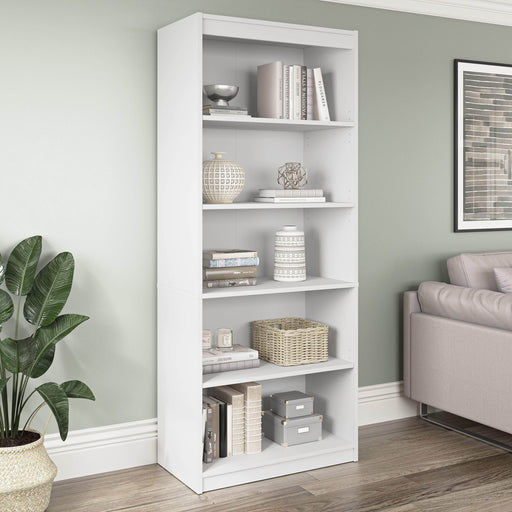 Pending - Bestar Bookcase Universel 30W Standard 5 Shelf Bookcase - Available in 4 Colors