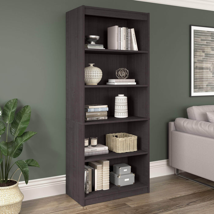 Pending - Bestar Bookcase Universel 30W Standard 5 Shelf Bookcase - Available in 4 Colors