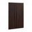 Pending - Bestar Closet Organizer Chocolate Pur 2 Door Set For Pur 25W Closet Organizer - Available in 6 Colors