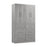 Pending - Bestar Closet Organizer Platinum Gray Pur 50W Closet Organization System with Drawers - Available in 7 Colors