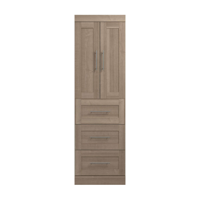 Pending - Bestar Closet Organizer Pur 25W Wardrobe with Drawers - Available in 7 Colors