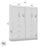 Pending - Bestar Closet Organizer Pur 72W Closet Organization System with Drawers - Available in 5 Colors