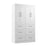 Pending - Bestar Closet Organizer White Pur 50W Closet Organization System with Drawers - Available in 7 Colors