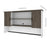 Pending - Bestar Desk Hutch Norma 71W Hutch - Available in 2 Colors