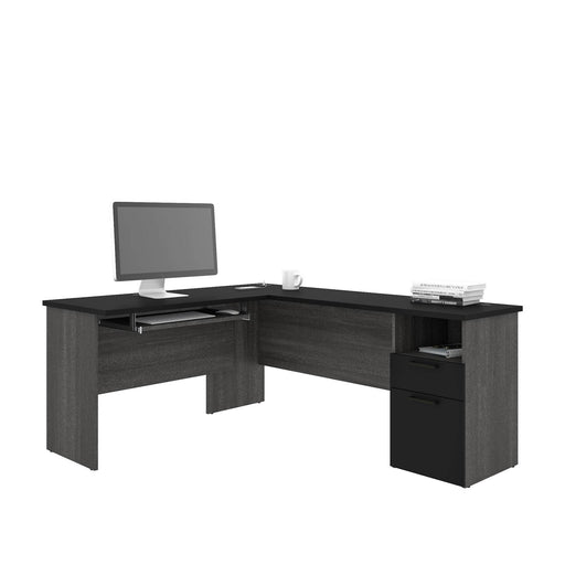 Pending - Bestar Desk Norma 71W L-Shaped Desk - Available in 2 Colors