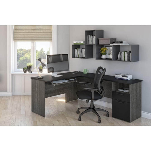 Pending - Bestar Desk Norma 71W L-Shaped Desk - Available in 2 Colors