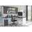 Pending - Bestar Desk Norma 71W L-Shaped Desk with Hutch - Available in 2 Colors