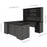 Pending - Bestar Desk Norma 71W U Or L-Shaped Executive Desk with Hutch - Available in 2 Colors